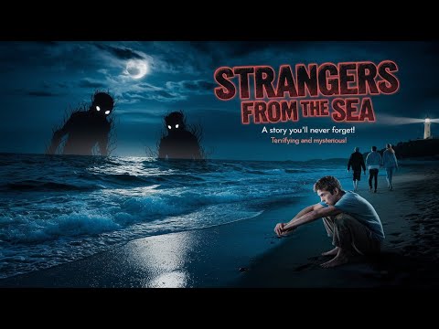 A Terrifying Beach Story: The Strangers Who Emerged from the Water! #HorrorStories #Scary #Mystery