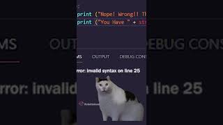 POV: You get THAT syntax error for the first time... #programinghumor #coding