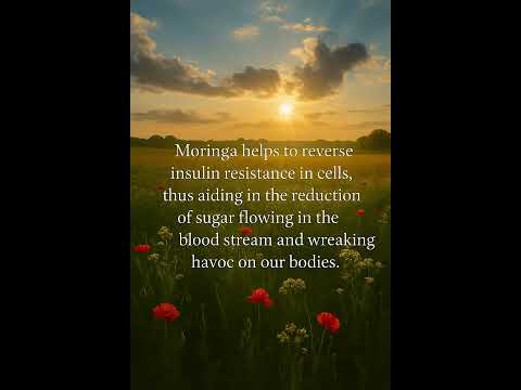 Moringa helps reduce insulin resistance