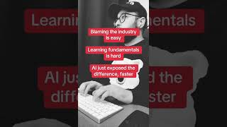 Is the web dev industry to blame right now for the state of the junior web dev job market?