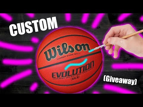 Custom BASKETBALL! (Giveaway)  - Jordan Vincent