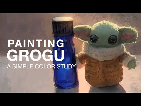 Grogu Color Study In Depth