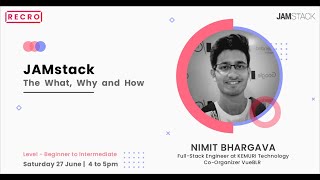 What is JAMStack | How to build a Jamstack website/app | Recro
