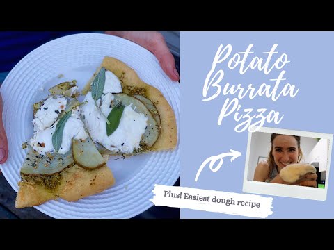 DATE NIGHT RECIPE: Potato Burrata Pizza + FAST Pizza Dough