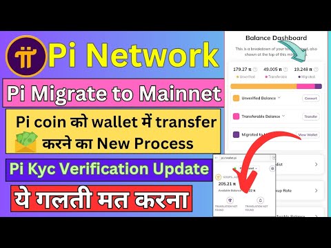Pi Network New Update l Pi Network Mainnet Migration Process l Pi coin transfer mainnet #pinetwork