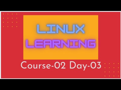 LinuxLearning Course 02 Day 02