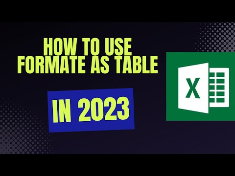 How to Use Format as Table & Cell Styles Option in Excel in Hindi || Get IT Skills
