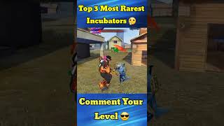 free fire all time rarest incubators bundles 🤫 free fire ke 3 rarest incubator bundles 🤔 #shorts