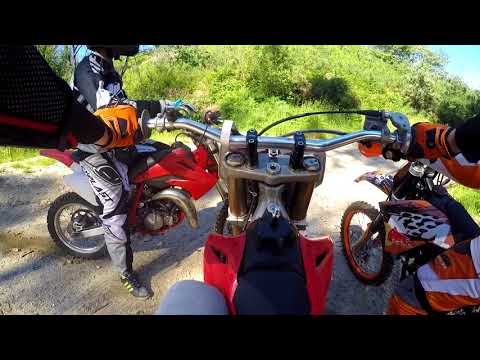 Da Agilde até a N. Sr.ª do Calvelo | Honda CR250R vs. CR85R vs. KTM SX250F