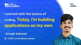 Amogh Gaikwad’s Journey towards Success with NxtWave CCBP 4.0 Academy
