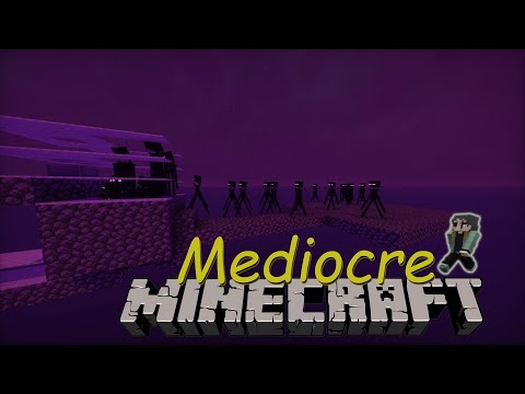 Making a Slightly Better Than Mediocre Enderman Farm | Mediocre Minecraft s03e13