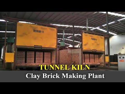 Automatic Tunnel Kiln 🔥 Tunnel Dryer Clay Brick 🧱  Making Plant