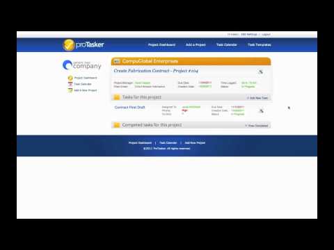 Adding New Tasks in ProTasker Project Management Software