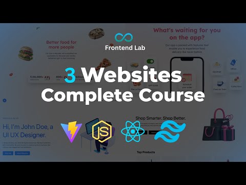 Tailwind CSS v4 Complete Course | Build 3 Modern Projects