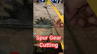 Spur Gear Cutting #experiment Spur #gear #ititraining