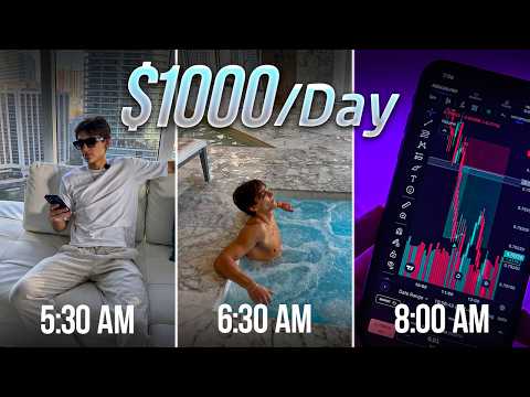 Realistic Morning Routine of A Trader Making $1k/Day...
