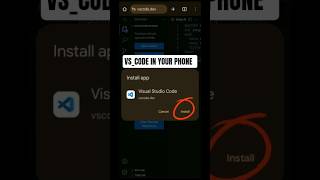Coding on my PHONE using VS Code!  #shorts