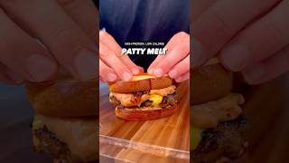 Macro-Friendly, High Protein Patty Melt #shorts