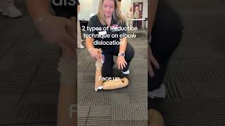 How to reduce dislocated elbow | sports medicine | athletic training #orthopedic