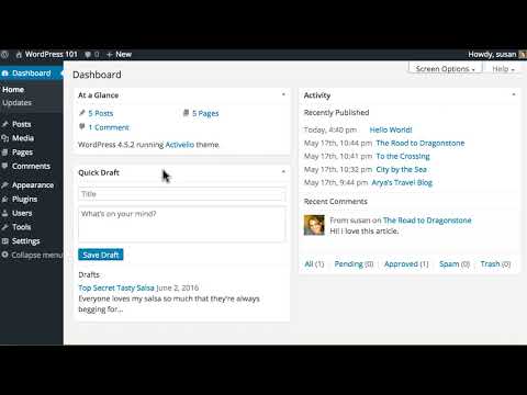 Managing comments in wordpress