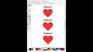 Inkscape Heart Tutorial: Choose the BEST Method for YOU! ❤️ #inkscape #tutorial #graphicdesign