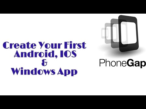 Create Android Application using HTML || PhoneGap Tutorial