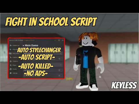 "🔥 FIGHT IN A SCHOOL SCRIPT (2025) | Kill Aura, Aimbot, Hitbox Expander, Auto Farm  More! [PASTEBIN