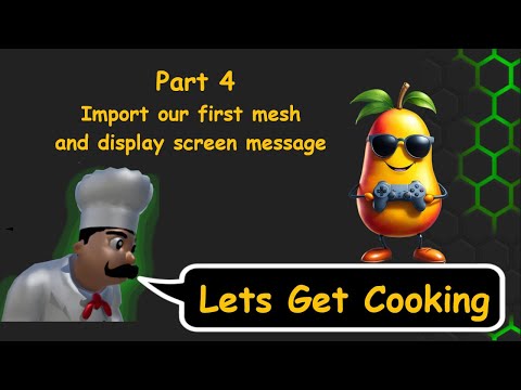 Unreal Engine 5 Cooking game (Lets Get Cooking) Part 4 message system