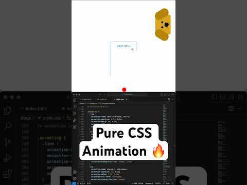 Dog Ball Button CSS Animation