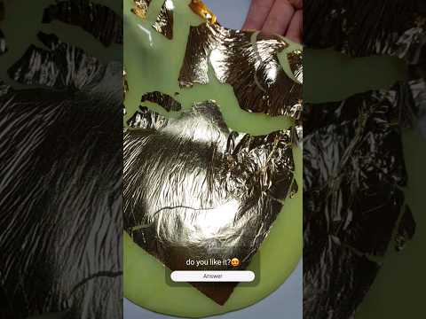 Have you ever heard of Golden Serenity? Find it here｜slime asmr｜asmr｜asmr sleep｜slime💛🤍 #slimevideos