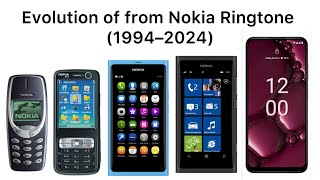 Evolution of from Nokia Ringtone (1994–2024)#nokiaringtone #smartphone