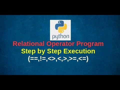Python relational operator-#4