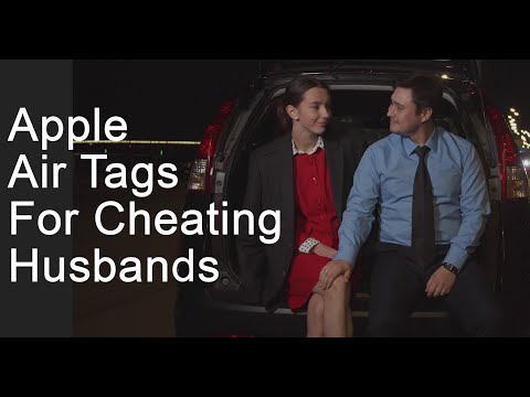 Using Air Tags to find a cheating husband - parody ad
