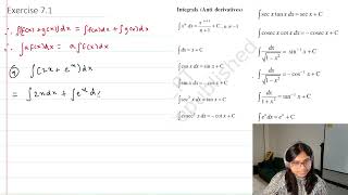 Integration CBSE MATH CLASS 12 Exercise 7.1 9