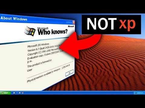 This is ALMOST Windows XP!