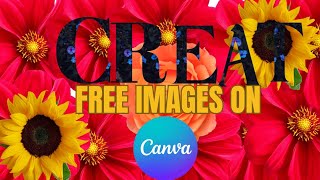 Easy Flower Image Design in Canva (100% Free Method)