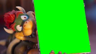 Bowser's painting — The Super Mario Galaxy Movie green screen