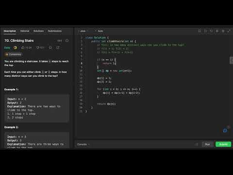[Leetcode] 70. Climbing Stairs