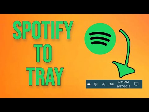 How to Close Spotify to Tray/ Always Run Spotify in Background