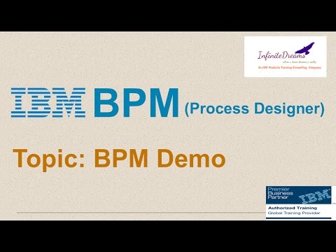 IBM BPM Tutorials : IBM BPM Overview Unit 01 Demo @Infinite Dreams Technologies