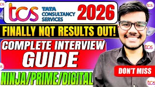 TCS NQT Results OUT! 🚨 Complete Interview Guide (Ninja, Prime, Digital)