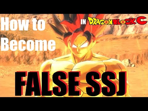 How to Become False SSJ In Dragon Block C (JDE)