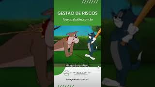 Desenho Percepção de Riscos: Uma Lição com Tom e Spike!