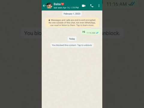 Best Way To Unblock Yourself On WhatsApp In 2023 #whatsapp #MTTD