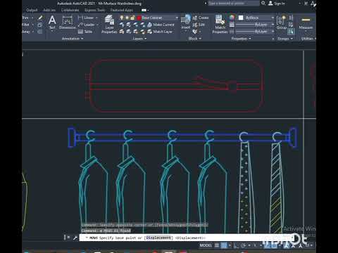 #Wardrobe #2D #Drawing #autocad #wardrobedesign #this #Video is #complete #design