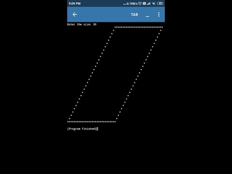 Supereasy Rhombus, #shorts, #python, #pydroid, #rhombus, #pattern, #shape, #coding, #easy, #beginner