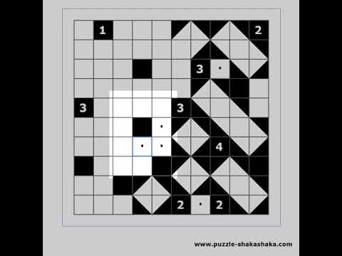 Shakashaka Tutorial - #2 Solving a Puzzle