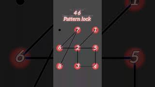 46 Pattern Lock 🔐 Password 🔑