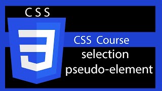 CSS selection Pseudo element