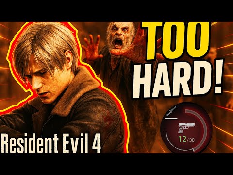 Why Is Resident Evil 4 This Hard?! 💀🔥